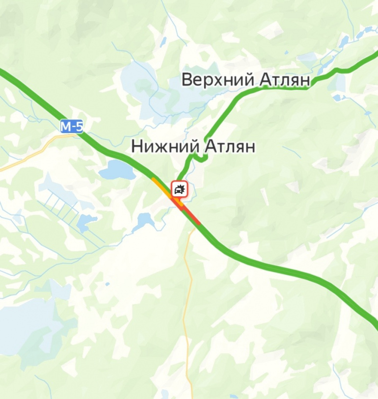 Карта м5 трасса челябинск уфа