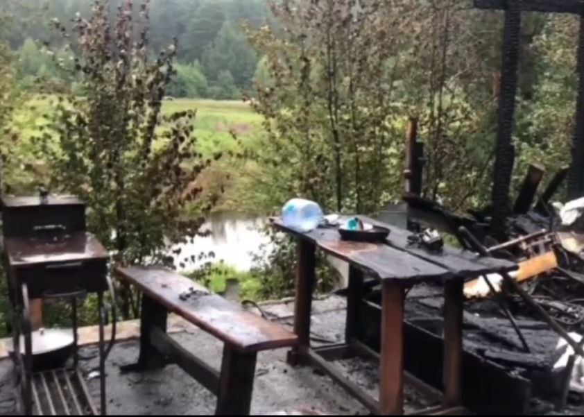 СК опубликовал видео с места пожара, в котором погиб 13-летний мальчик