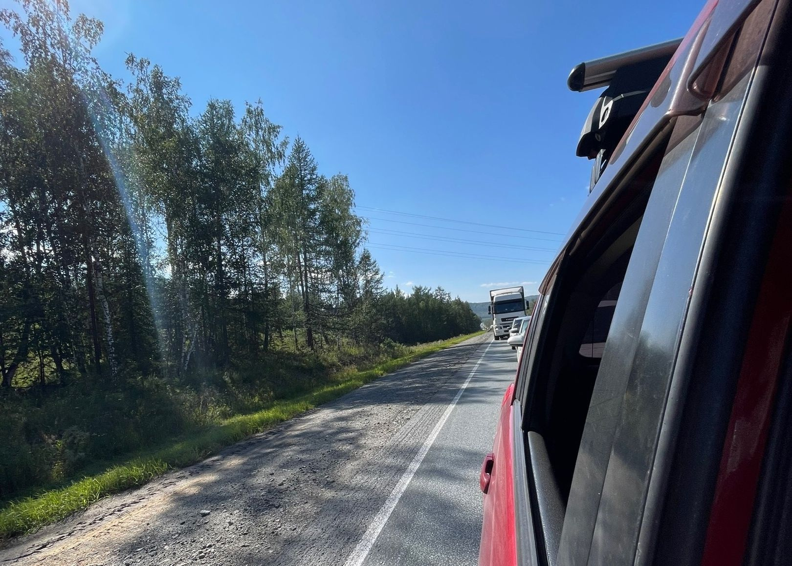 Трасса М-5 «Урал» встала в пробке