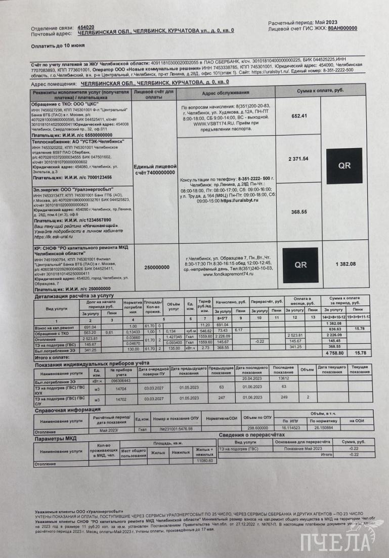 Помощь природе и экономия: в Челябинске в одной квитанции объединили  платежи за свет, тепло и мусор | Pchela.news - Новости в Челябинске
